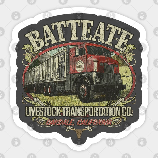 Batteate Livestock Transportation Co. 1935 Sticker by JCD666